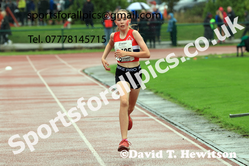 Girls Under-13s 2025 Northern Athletics Autumn Road Relays, Leigh, Lancashire. Photo: David T. Hewitson/Sports for All Pics